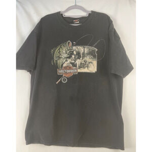 HARLEY DAVIDSON Unisex Black Size 2X "Legendairy" Vintage Cycle Dad Mom Father